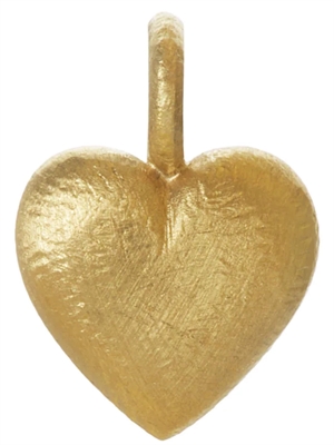 Dulong Heart Vedhæng, 18K Guld